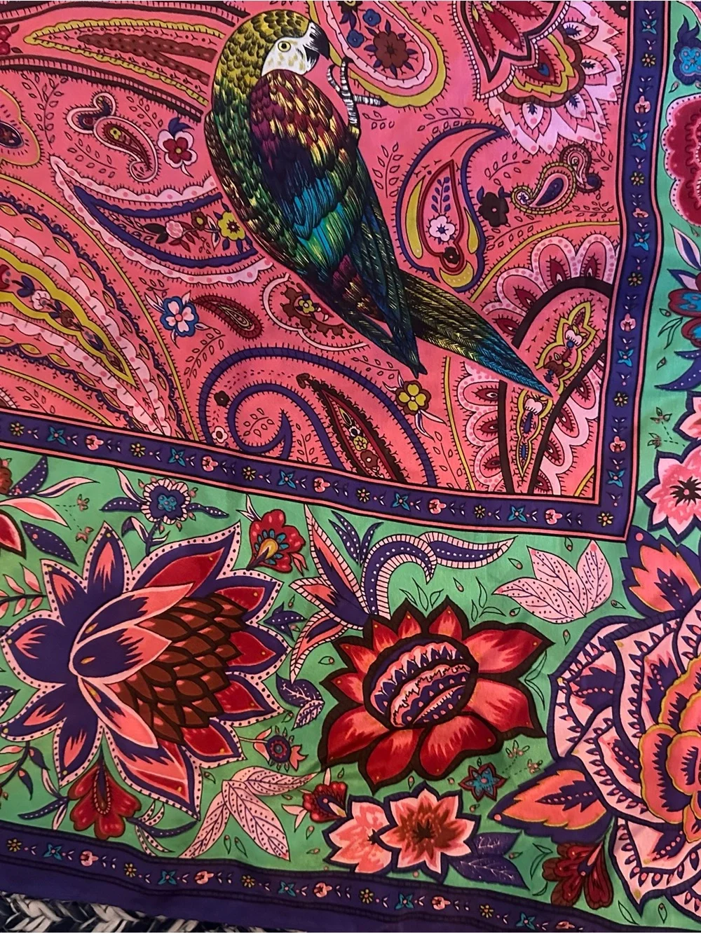 Polo Ralph Lauren Silk Scarf Square 35 x 35 inch Vintage